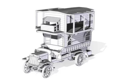 Roden 1:72 Type B WWI Bus "Pigeon Loft