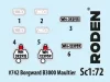 Roden 1:72 Borgward B3000 Maultier