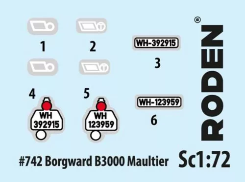 Roden 1:72 Borgward B3000 Maultier