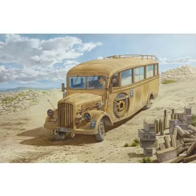   Roden 1:35 Opel Blitz 3.6-47 Omnibus model W39 Lude Ludewig built, late