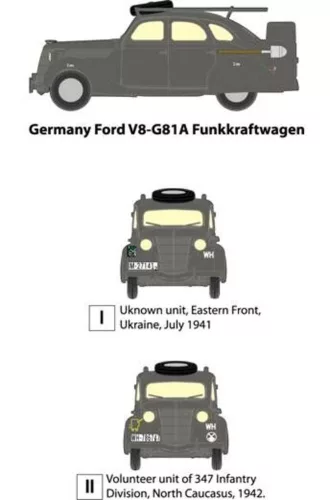 Roden 1:35 Ford V8-G81A Funkwagen