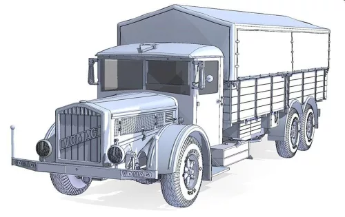 Roden 1:35 Vomag 8 LR LKW WWII German Heavy Truck