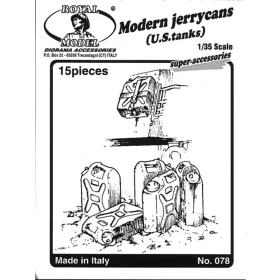 Royal Model 1:35 Modern jerricans U.S. tanks