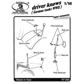 Royal Model 1:35 Driver knows German tanks