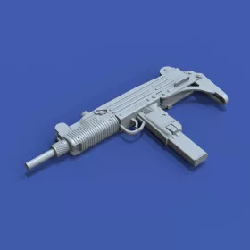 Royal Model 1:16 Uzi submachine gun-1 pcs. 3D printed