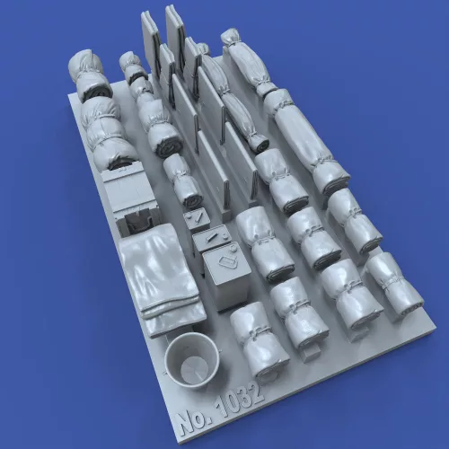 Royal Model 1:48 Tentpaks and bedrolls