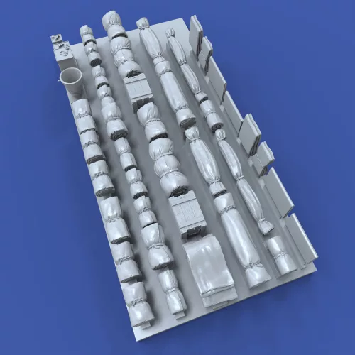 Royal Model 1:72 Tentpaks and bedrolls