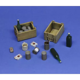 Royal Model 1:16 Crates, cans and bottles