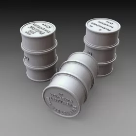 Royal Model 1:72 German fuel drums - WWII 18pcs.