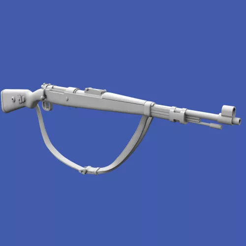 Royal Model 1:16 Mauser K98 rifle 3D printed