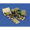 Royal Model 1:35 Italian 100/7 100mm Ammunition with wooden crates set-WWII