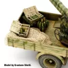 Royal Model 1:35 Italian 100/7 100mm Ammunition with wooden crates set-WWII