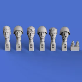 Royal Model 1:35 Italian heads WWII (No.2)