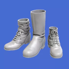 Royal Model 1:35 Assorted German soldiers shoes & boots-WWII