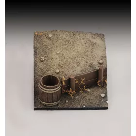 Royal Model 1:32 Base with bucket and wooden wall