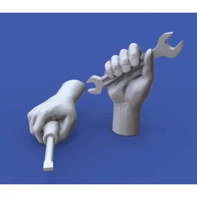 Royal Model 1:16 Assorted hands set No. 4