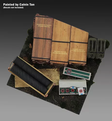 Royal Model Base with 105 mm Ammo with Cases cm4x4