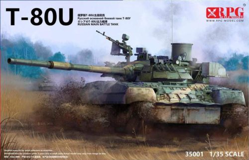 RPG Model 1:35 Russian Main Battle Tank T-80U