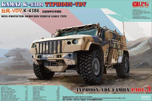 RPG Model 1:35 Typhoon VDV K-4386 Mine-Protected Armoured Vehicle Early Typ