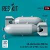 ResKit Models 1:24 AN-M64 bombs (500 lbs) for all USAF & RAF of WW2 & Korean War (2 pcs) (3D Printed)
