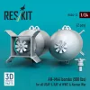 ResKit Models 1:24 AN-M64 bombs (500 lbs) for all USAF & RAF of WW2 & Korean War (2 pcs) (3D Printed)