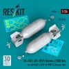 ResKit Models 1:24 AN-M65 (AN-M59) bombs (1000 lbs) for all USAF & RAF of WW2 & Korean War (2 pcs) (3D Printed)