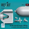 ResKit Models 1:24 AN-M65 (AN-M59) bombs (1000 lbs) for all USAF & RAF of WW2 & Korean War (2 pcs) (3D Printed)
