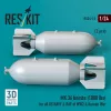 ResKit Models 1:24 MK.36 bombs (1000 lbs) for all US NAVY & RAF of WW2 & Korean War (2 pcs) (3D Printed)