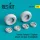 ResKit Models 1:32 Hawker Tempest/Typhoon wheels set type 2 (weighted)