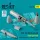 ResKit Models 1:32 SUU-16A 20mm gun pod (open gun bay) wings mounting for F-4 Phantom II (C,D) (1 pcs) (3D Printed)