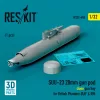 ResKit Models 1:32 SUU-23 20mm gun pod (close gun bay) for British Phantom (RAF & RN) (1 pcs) (3D Printed)