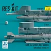 ResKit Models 1:32 GBU-62 (JDAM-ER) bombs with pylons for Su-27 (2 pcs) (3D Printed)