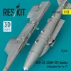 ResKit Models 1:32 GBU-62 (JDAM-ER) bombs with pylons for Su-27 (2 pcs) (3D Printed)
