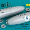 ResKit Models 1:32 Mark 77 napalm bombs Mod.2 (2pcs) (A-4, A-26K, F-4, AV-8B, F/A-18) (3D Printed)