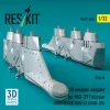 ResKit Models 1:32 US weapon adapter for MiG-29 Fulcrum (2 pcs) (GBU-39 SDB, GBU-62 (JDAM-ER)) (3D Printed)