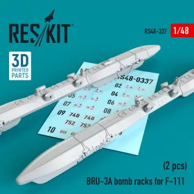   ResKit Models 1:48 BRU-3A bomb racks for F-111 (2 pcs) (3D Printed)