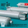 ResKit Models 1:48 CBU-89A cluster bombs GATOR (4 pcs) (A-10, F-15E, F-16, B-52, B-1B, B-2) (3D Printed)