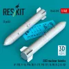 ResKit Models 1:48 B83 nuclear bombs (2 pcs) (F-15E, F-16, F/A-18, F-111, FB-111, B-1B, B-2, B-52) (3D Printed)