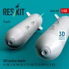 ResKit Models 1:48 B83 nuclear bombs (2 pcs) (F-15E, F-16, F/A-18, F-111, FB-111, B-1B, B-2, B-52) (3D Printed)