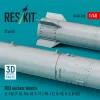 ResKit Models 1:48 B83 nuclear bombs (2 pcs) (F-15E, F-16, F/A-18, F-111, FB-111, B-1B, B-2, B-52) (3D Printed)