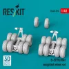 ResKit Models 1:48 B-58 Hustler weighted wheel set (3D Printed)