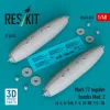 ResKit Models 1:48 Mark 77 napalm bombs Mod. 2 (2pcs) (A-4, A-26K, F-4, AV-8B, F/A-18) (3D Printed)