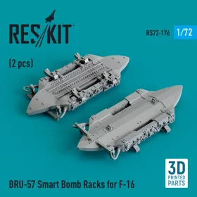   ResKit Models 1:72 BRU-57 Smart Bomb Racks for F-16 (2 pcs) (3D Printed)