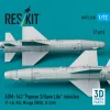 ResKit Models 1:72 AGM-142 Popeye 2/Have Lite missiles (2 pcs) (F-16I, Kfir, Mirage 2000C, B-52H) (3D Printed)