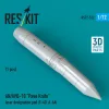 ResKit Models 1:72 AN/AVQ-10 Pave Knife laser designation pod (1 pcs) (F-4D, A-6A) (3D Printed)