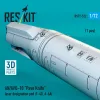 ResKit Models 1:72 AN/AVQ-10 Pave Knife laser designation pod (1 pcs) (F-4D, A-6A) (3D Printed)
