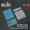 ResKit Models 1:48 MiG-25PDS Foxbat (Red 17, Red 87, Red 89) Ukrainian Air Forces (Decals with Stencils)