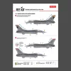 ResKit Models 1:48 F-16C Fighting Vipers (Block 30,40,42,50,52) with mission marking (Main Decals with Stencils)