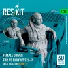 ResKit Models 1:35 Female driver for US NAVY A/S32A-49 Deck Tractor (scene 1) (1 pcs) (3D Printed)