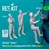 ResKit Models 1:35 CH-54A Tarhe pilots Early in a standing position (1962-1968) (scene 1) (3 pcs) (3D Printed)